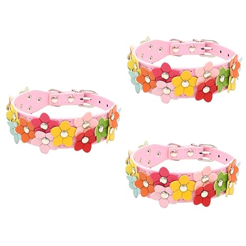 minkissy 3st Haustier-dekorationshalsband Bequemes Haustierhalsband Haustierhalsband Haustier Hundehalsband Katze Schildkrötenbecken Mit Deckel Pu Kleiner Blumenhund Doppelreihe minkissy 3st Haustier-dekorationshalsband Bequemes Haustierhalsband Haustierhalsband Haustier Hundehalsband Katze Schildkrötenbecken Mit Deckel Pu Kleiner Blumenhund Doppelreihe von minkissy