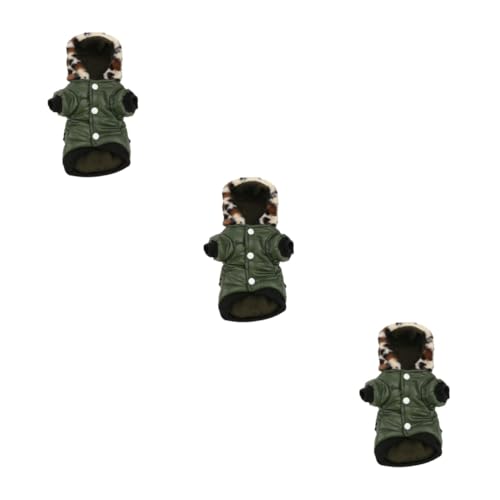 minkissy 3St Hunde-Hoodie Haustier-Hoodie Overall für Haustiere Wintergeschenke modisches Design Kleidung Hundevlies Hundemäntel Welpen-Hoodie Hündchen Jacke mit Hut Militärmantel minkissy 3St Hunde-Hoodie Haustier-Hoodie Overall für Haustiere Wintergeschenke modisches Design Kleidung Hundevlies Hundemäntel Welpen-Hoodie Hündchen Jacke mit Hut Militärmantel von minkissy