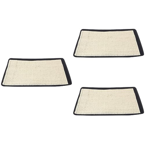 minkissy 3st Katze Kratzt Katzenkratzmatte Katzenkratzer Katzen+Spielzeug Kratzunterlage Für Katzen Haustiersachen Katzenkralle Katzenspielzeug Kratzbaum Für Katzen Gamaschen Möbel von minkissy
