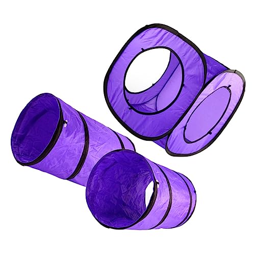 minkissy 3st Katzentunnel Kätzchen Spielzeug Lila Outfit Kätzchentunnel Faltbar Spielzeug Für Kleine Tiere Kitten-röhrentunnel Katzenrohr Haustierzubehör Haustier Katze Violett Stahldraht minkissy 3st Katzentunnel Kätzchen Spielzeug Lila Outfit Kätzchentunnel Faltbar Spielzeug Für Kleine Tiere Kitten-röhrentunnel Katzenrohr Haustierzubehör Haustier Katze Violett Stahldraht von minkissy