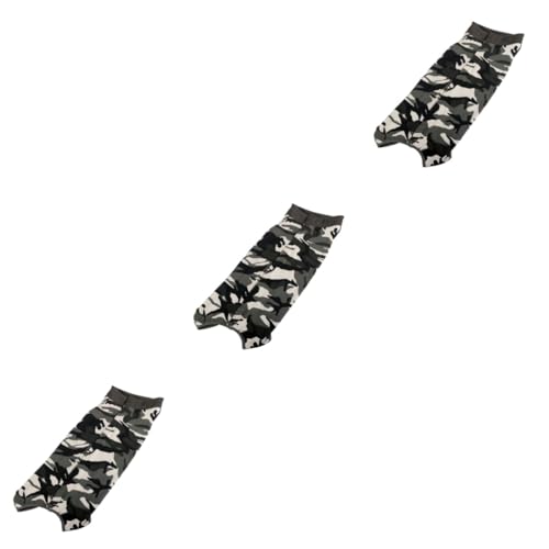 minkissy 3stücke Elastic Four-Leg Pet Suit Atmungsaktive Hundekleidung Für Postoperative Genesung Camouflage Für Hunde Und Welpen von minkissy