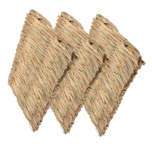 minkissy 3st Kleine Tierkrugmatte Haustiermatte Aus Gras Kleintier-einstreumatte Haustier-grasmatte Heumatten Für Kleine Tierkäfige Hasengrasmatte Kaninchen-ruhematte Sommer Pad Stroh minkissy 3st Kleine Tierkrugmatte Haustiermatte Aus Gras Kleintier-einstreumatte Haustier-grasmatte Heumatten Für Kleine Tierkäfige Hasengrasmatte Kaninchen-ruhematte Sommer Pad Stroh von minkissy