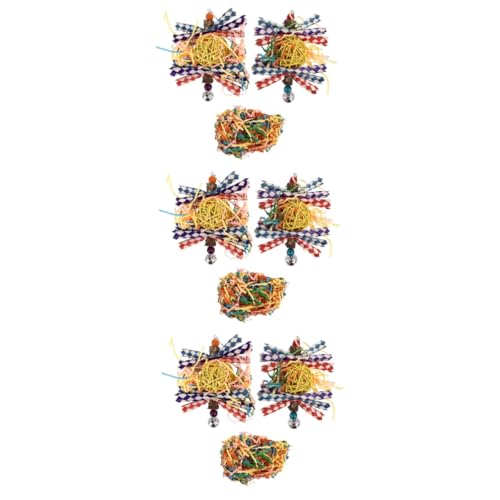minkissy 3 Papageienspielzeug Kleine Lebewesen Spielzeug Vogelzubehör Papageien-Hängespielzeug Vogelfutterspielzeug Vogelschredder-Spielzeug Vogel-Luffa-Spielzeug minkissy 3 Papageienspielzeug Kleine Lebewesen Spielzeug Vogelzubehör Papageien-Hängespielzeug Vogelfutterspielzeug Vogelschredder-Spielzeug Vogel-Luffa-Spielzeug von minkissy