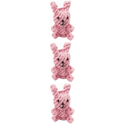 minkissy 3stücke Pet Rope Spielzeug Für Hunde Baumwoll-kauspielzeug Zur Zahnpflege Knuddeliges Kaninchen-Design Für Kleine Bis Mittelgroße Hunde Robust Und Langlebig Fördert Bindung minkissy 3stücke Pet Rope Spielzeug Für Hunde Baumwoll-kauspielzeug Zur Zahnpflege Knuddeliges Kaninchen-Design Für Kleine Bis Mittelgroße Hunde Robust Und Langlebig Fördert Bindung von minkissy