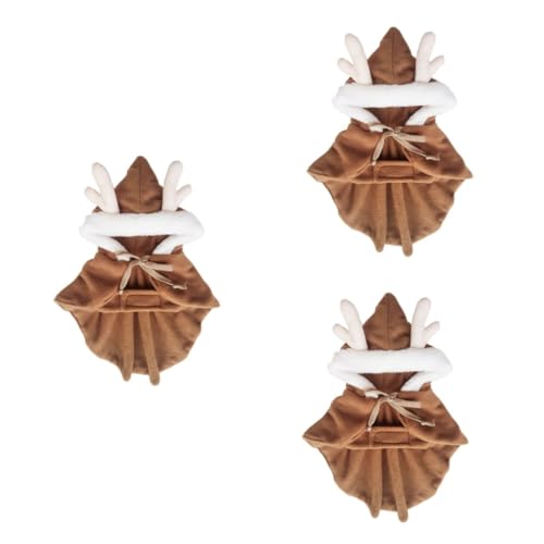 minkissy 3St Hundepullover für kleine Hunde Winterkleidung hundekostü Weihnachten Hunde kostüme für Weihnachten Weihnachtsmantel für Haustiere Haustierumhang die Katze Verwandlungs-Outfit minkissy 3St Hundepullover für kleine Hunde Winterkleidung hundekostü Weihnachten Hunde kostüme für Weihnachten Weihnachtsmantel für Haustiere Haustierumhang die Katze Verwandlungs-Outfit von minkissy