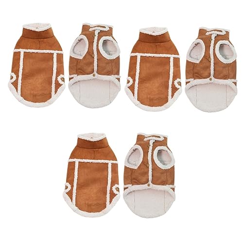 minkissy 3-teiliges Hundebekleidungsset Haustierjacke Warmer Wildlederstoff Englischer Stil Warmes Hundetuch Bequemer Hundemantel Größe XL Für Outdoor-aktivitäten minkissy 3-teiliges Hundebekleidungsset Haustierjacke Warmer Wildlederstoff Englischer Stil Warmes Hundetuch Bequemer Hundemantel Größe XL Für Outdoor-aktivitäten von minkissy