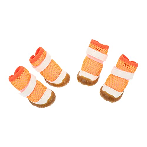 minkissy 4 Haustierschuhe Mesh-Schuhe für Hunde pet Supplies haustierbedarf Hundepfotenschutz Sommerschuhe für Hunde Hundezubehör Welpenschuhe Kleiner schmücken minkissy 4 Haustierschuhe Mesh-Schuhe für Hunde pet Supplies haustierbedarf Hundepfotenschutz Sommerschuhe für Hunde Hundezubehör Welpenschuhe Kleiner schmücken von minkissy