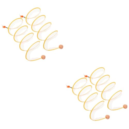 minkissy 4 Pcs Folding Cat Tunnel cat tunnels for indoor cats cat kicking toy kitten kicking toy cats toys puppy tunnel toy cat tunnel sofa dog tunnel toy dog playing elastic mesh the cat minkissy 4 Pcs Folding Cat Tunnel cat tunnels for indoor cats cat kicking toy kitten kicking toy cats toys puppy tunnel toy cat tunnel sofa dog tunnel toy dog playing elastic mesh the cat von minkissy
