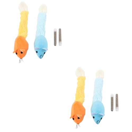 minkissy 4 Pcs Interactive Kitten Toys Catnip Kitten Teething Toy Kitten Chew Toy Fluffy Cat Toy Rattle Cat Toy Cat Toys Mice Rj Plush Soft Toy Plush Mouse for Cat Toy Cat Pet Wooden minkissy 4 Pcs Interactive Kitten Toys Catnip Kitten Teething Toy Kitten Chew Toy Fluffy Cat Toy Rattle Cat Toy Cat Toys Mice Rj Plush Soft Toy Plush Mouse for Cat Toy Cat Pet Wooden von minkissy
