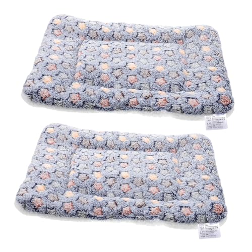 minkissy 4 Pcs pet mat fleece crate bed mat puppy crate bed winter dog bed pet sleeping pad warming pads for pets bolster pet bed dog rest bed cats warm bed dog bunk Sherpa the dog Mattress von minkissy