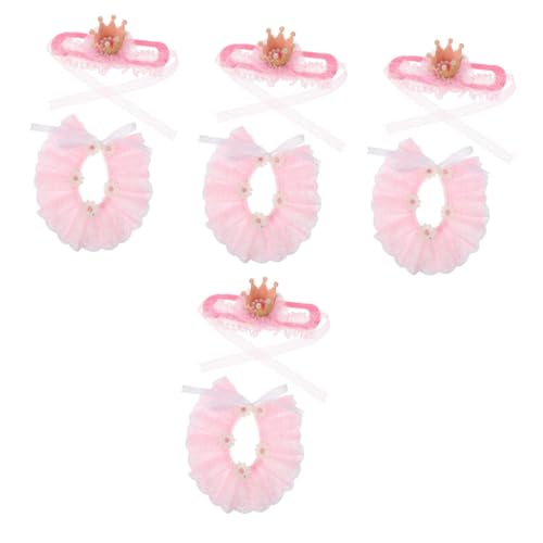 minkissy 4 Sets Katzengeburtstagshalsband Hundehalsband Personalisiertes Tragbares Spitzenhalsband Für Katzen Hunde minkissy 4 Sets Katzengeburtstagshalsband Hundehalsband Personalisiertes Tragbares Spitzenhalsband Für Katzen Hunde von minkissy