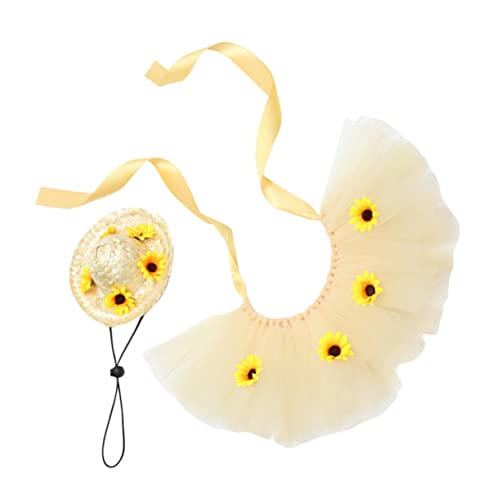 minkissy 4 Sätze Haustierkleid Strohhut Hund Sonnenhut Katzenkleidung Nur Für Katzen Hunde-Tutu Für Die Hochzeit Katzenhüte Nur Für Katzen Hüte Für Katzen Kleiner Hund Foto Plastik Hündchen minkissy 4 Sätze Haustierkleid Strohhut Hund Sonnenhut Katzenkleidung Nur Für Katzen Hunde-Tutu Für Die Hochzeit Katzenhüte Nur Für Katzen Hüte Für Katzen Kleiner Hund Foto Plastik Hündchen von minkissy
