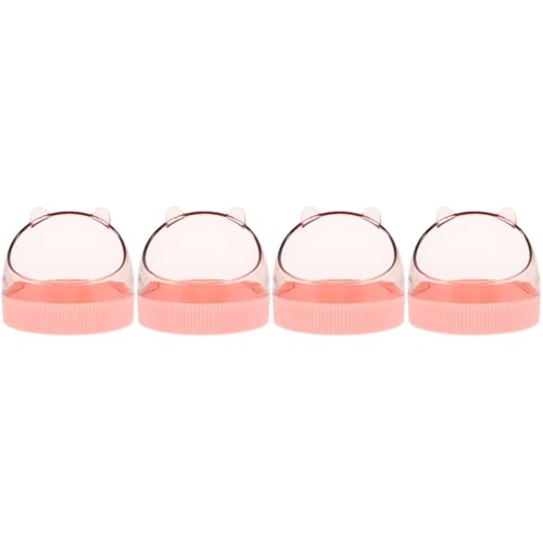 minkissy 4 Stücke Acryl Tier Feeder Bowl Guinea Pig Lebensmittel Schüssel Für Hamster Ratten von minkissy