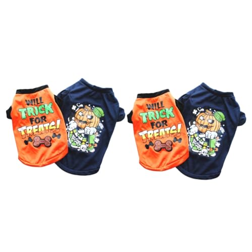 minkissy 4 Stück Halloween-Haustierhundet-Shirt Winterkleidung Thermohemd Hundekostüme klein Kleider Kürbiskostü für Hunde pet-Party-versorgung Hündchen Haustierzubehör Requisiten minkissy 4 Stück Halloween-Haustierhundet-Shirt Winterkleidung Thermohemd Hundekostüme klein Kleider Kürbiskostü für Hunde pet-Party-versorgung Hündchen Haustierzubehör Requisiten von minkissy