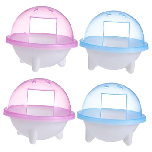 minkissy 4 Stück Hamsterbad Hamsterstaub Badehaus Badezimmer für kleine Tiere Badehaus für Hamster Badewanne Toilette im Hamsterkäfig Hamstertoilette Hase Container Kunststofffass Plastik minkissy 4 Stück Hamsterbad Hamsterstaub Badehaus Badezimmer für kleine Tiere Badehaus für Hamster Badewanne Toilette im Hamsterkäfig Hamstertoilette Hase Container Kunststofffass Plastik von minkissy