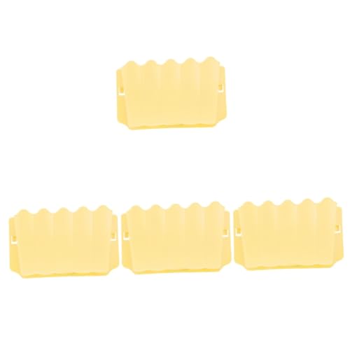 minkissy 4stücke Kleiner Heuraufe Für Nagetiere Kreativer Futterspender Für Kaninchen Und Meerschweinchen Einfach Zu Befestigen Praktische Fütterungslösung Aus Robustem Material von minkissy