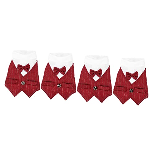 minkissy 4 Stück Haustieranzug Klamotten Outfit Formale Kleidung Bekleidung Hochzeitskleid Die Bluse Kostüme Kleider Formelle Kleidung Hemd Katzen-Shirt Weste Der Hund Polyester minkissy 4 Stück Haustieranzug Klamotten Outfit Formale Kleidung Bekleidung Hochzeitskleid Die Bluse Kostüme Kleider Formelle Kleidung Hemd Katzen-Shirt Weste Der Hund Polyester von minkissy