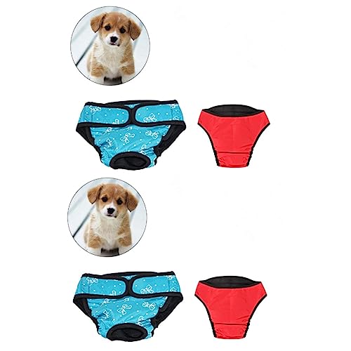 minkissy 4 Stück Hundewindeln Haustierwindeln Windeln für Hunde Welpenwindeln Großer Hund Physiologische Hosen Menstruationshose minkissy 4 Stück Hundewindeln Haustierwindeln Windeln für Hunde Welpenwindeln Großer Hund Physiologische Hosen Menstruationshose von minkissy