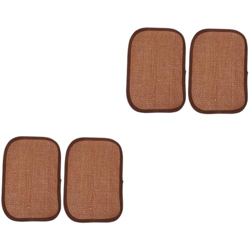 minkissy 4 Stück Kaninchenmatte Spielzeug Kühlende Grasmatte Hase Gras Und Reben Kühlere Unterlage von minkissy