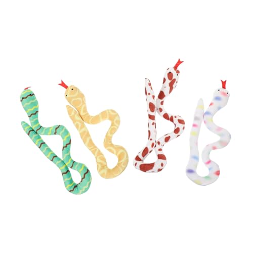 minkissy 4-teiliges Katzenspielzeug-Set Plüsch-katzenschlangenspielzeug Interaktives Kätzchenspielzeug Für Indoor-Katzen minkissy 4-teiliges Katzenspielzeug-Set Plüsch-katzenschlangenspielzeug Interaktives Kätzchenspielzeug Für Indoor-Katzen von minkissy