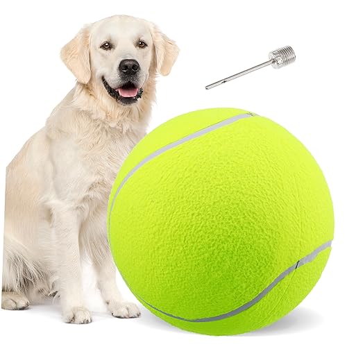 minkissy 4 Stück Riesiges Hundespielzeug Aktiver Rollball Für Hunde Hundebälle Für Große Hunde Hütehundeball Draussen Haustierbedarf Quietschendes Hundetennis Hüteball Klein Den Ball Rollen von minkissy