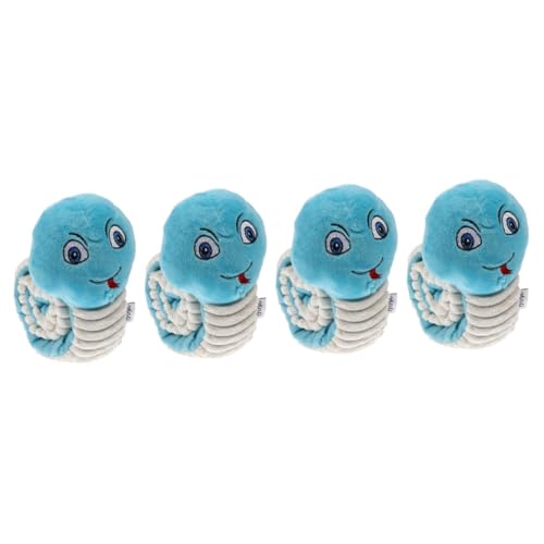minkissy 4 Stück Sound-Spielzeug Für Haustiere Serpentin Plüsch Futter minkissy 4 Stück Sound-Spielzeug Für Haustiere Serpentin Plüsch Futter von minkissy