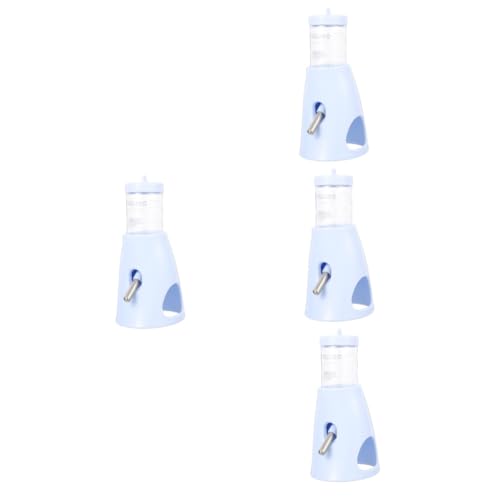 minkissy 4 Stück Wasserflasche für Hamster nager trinkflasche Hamster wasserspender Kaninchen-Wasserflasche Trinkbrunnen für Haustiere Chinchilla-Versorgung stehende Chinchillaflasche Hase von minkissy