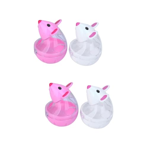 minkissy 4 pcs puzzle feeders for cats food puzzle toys for cats cat feeding ball cat food puzzle cat treat puzzle cat treat dispenser cat treats cat treats cat slow feeder treat ball 7c the cat snack von minkissy