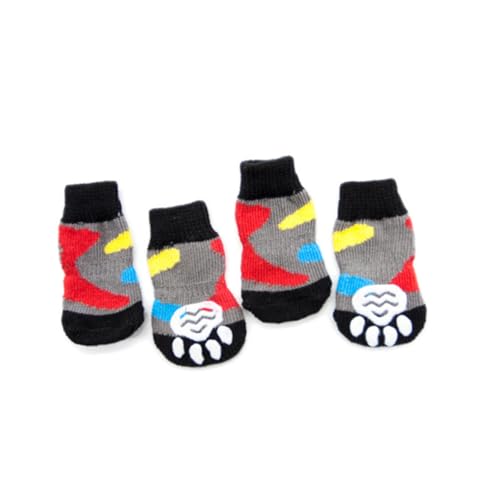 minkissy 4-teiliges Set Sockenschuhe Hundesocken Hündchen Haustier minkissy 4-teiliges Set Sockenschuhe Hundesocken Hündchen Haustier von minkissy