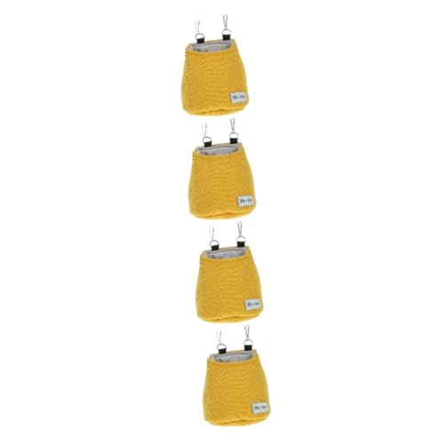 minkissy 4pcs Sugar Glider Nest Cotton Nest Hanging Ratte House Cage Sugar Glider Cage Swing Sugar Glider hammock small pet cage hammock rat hanging bed rat hammock hamster cage small animals von minkissy