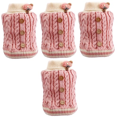 minkissy 4pcs Welpen Baumwolle Weste Warme Welpen Tuch Katze Pullover für Katzen Welpen Hoodie Hoodie Winter Hundejacken Winter Hund Pullover Kleine Welpen Pullover Haustier Thermokleidung minkissy 4pcs Welpen Baumwolle Weste Warme Welpen Tuch Katze Pullover für Katzen Welpen Hoodie Hoodie Winter Hundejacken Winter Hund Pullover Kleine Welpen Pullover Haustier Thermokleidung von minkissy