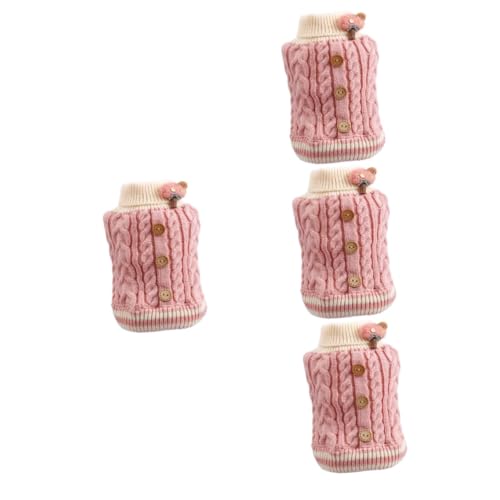 minkissy 4pcs puppy cotton vest warm dog costume cat outfits dog winter hoodie dog pullover jacket cat clothes winter clothing knitted pet sweaters fabric Fall and winter clothes large dog minkissy 4pcs puppy cotton vest warm dog costume cat outfits dog winter hoodie dog pullover jacket cat clothes winter clothing knitted pet sweaters fabric Fall and winter clothes large dog von minkissy