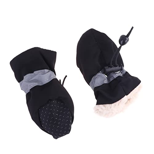 minkissy 4pcs sneaker sole protector dog booties small size dog shoes for puppies dog winter booties doggy boots rain boots for dogs dog boots for winter pet hiking shoes keep warm Snowshoe von minkissy