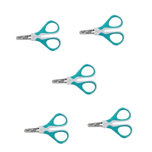 minkissy 5 x Haustier-Nagelschere, Nagelknipser, Katzenkrallenzange, Schönheitsschere, Katzenurin, leichtes Werkzeug, Trimmer, praktischer Katzenschere, Nagelknipser, Edelstahl, universell minkissy 5 x Haustier-Nagelschere, Nagelknipser, Katzenkrallenzange, Schönheitsschere, Katzenurin, leichtes Werkzeug, Trimmer, praktischer Katzenschere, Nagelknipser, Edelstahl, universell von minkissy