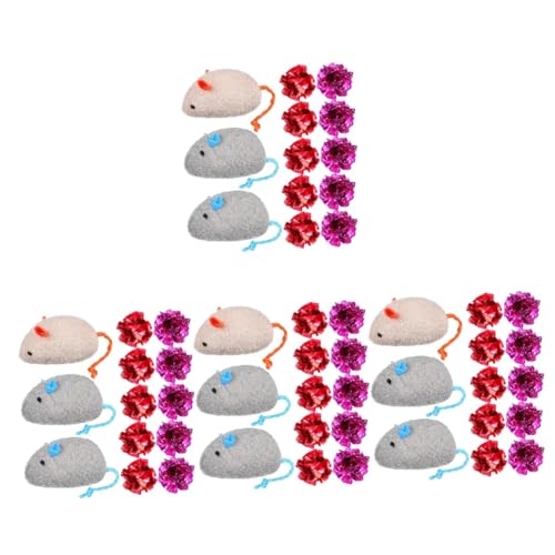 minkissy 52 Pcs Toy plush mice cat nip catnip cat playthings small dog cat stuff crinkle balls for cat products for cats cat tunnel pet supplies cotton filling kitten minkissy 52 Pcs Toy plush mice cat nip catnip cat playthings small dog cat stuff crinkle balls for cat products for cats cat tunnel pet supplies cotton filling kitten von minkissy