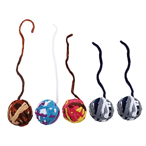 minkissy 5St Garnknäuel für Katzenspielzeug Hundeglocken Katze kauen Katze molare Kugel Katzenjagdball Spielzeuge Wollknäuel Ballspielzeug für Katzen die Klingel Katzenball Beißball minkissy 5St Garnknäuel für Katzenspielzeug Hundeglocken Katze kauen Katze molare Kugel Katzenjagdball Spielzeuge Wollknäuel Ballspielzeug für Katzen die Klingel Katzenball Beißball von minkissy