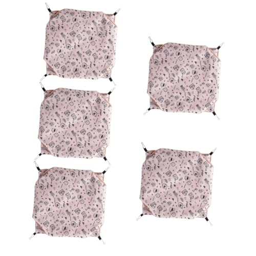 minkissy 5St Haustier Hängematte Hamster hängematte Hamster häuschen Meerschweinchenbetten schwingende Katze Frettchen zubehör Chinchilla-Zubehör Hängematte für Haustiere warm Winter minkissy 5St Haustier Hängematte Hamster hängematte Hamster häuschen Meerschweinchenbetten schwingende Katze Frettchen zubehör Chinchilla-Zubehör Hängematte für Haustiere warm Winter von minkissy
