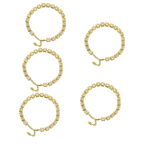 minkissy 5 Stück Hundekettenhalsband Aus Titanstahl für Das Hundetraining Dekorative Hundehalskette Leichte Kette Zum Ziehen von minkissy
