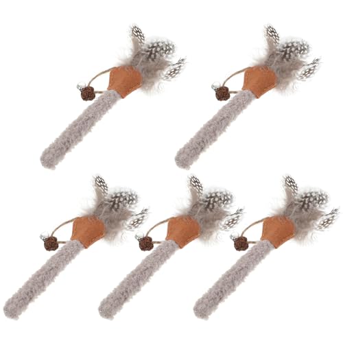 minkissy 5St Spielzeug Katzen interaktives Silvervine einziehbare Katze Kätzchen Katzen-Minz-Lutscher Stöcke Haustiere Zubehör Kaustange für Katzen Haustier Katze Snack Polygonum Holz minkissy 5St Spielzeug Katzen interaktives Silvervine einziehbare Katze Kätzchen Katzen-Minz-Lutscher Stöcke Haustiere Zubehör Kaustange für Katzen Haustier Katze Snack Polygonum Holz von minkissy