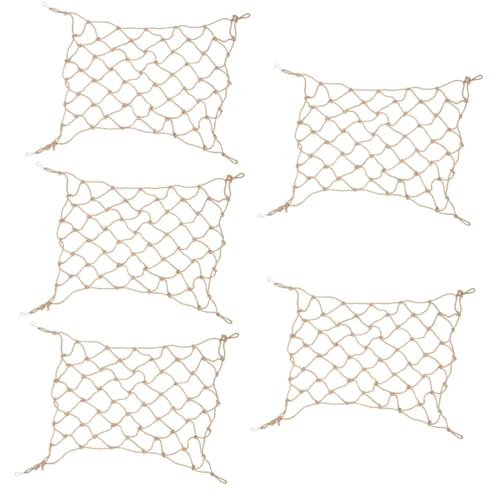 minkissy 5pcs Papagei Kletternetz Meerschweinchen Kletternetz Seil Netz Bett gewebt Vogel Netz Kleintier Seil Netz Vogel Barsch Hängematte Vogel Kletterleiter Haustier Vogel Hamster Ratte zu minkissy 5pcs Papagei Kletternetz Meerschweinchen Kletternetz Seil Netz Bett gewebt Vogel Netz Kleintier Seil Netz Vogel Barsch Hängematte Vogel Kletterleiter Haustier Vogel Hamster Ratte zu von minkissy