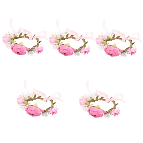 minkissy 5pcs pet collar dainty necklaces collar for small dogs dog collar small puppy collars floral decorations floral wreath small dog collar bunny Cloth flowers Cartoon minkissy 5pcs pet collar dainty necklaces collar for small dogs dog collar small puppy collars floral decorations floral wreath small dog collar bunny Cloth flowers Cartoon von minkissy