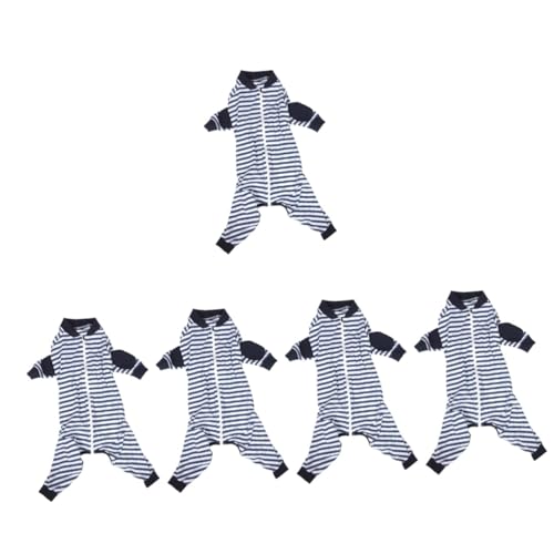minkissy 5st Sommer Nachthemd Dekorative Hundebekleidung Dekorative Haustierkleidung Sommerkleider Kleidung Für Kleine Hunde Pyjama Gemütlich Haustierzubehör 2XL Baumwolle von minkissy