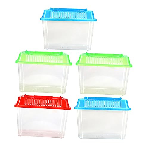 minkissy 5st Tragbares Mini-Aquarium Mini-fischbox Aus -Box Terrarium Zuchtbecken Aus Kunststoff Futterbox Für Schildkröten Lebensraum Für Handaquarium Plastik Handlich Zuchtbox minkissy 5st Tragbares Mini-Aquarium Mini-fischbox Aus -Box Terrarium Zuchtbecken Aus Kunststoff Futterbox Für Schildkröten Lebensraum Für Handaquarium Plastik Handlich Zuchtbox von minkissy