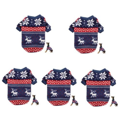 minkissy 5st Weihnachtspullover Für Haustiere Weihnachtsdeko Polyester Sweatshirt Cosplay minkissy 5st Weihnachtspullover Für Haustiere Weihnachtsdeko Polyester Sweatshirt Cosplay von minkissy