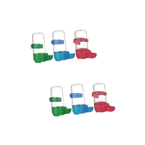 minkissy 6stücke Teiliges Papageien-wasserspender Automatischer Trinker Für Vögel Praktische Wassertränke Für Käfige Rot Blau Und Grün Für Papageien Und Andere Vögel minkissy 6stücke Teiliges Papageien-wasserspender Automatischer Trinker Für Vögel Praktische Wassertränke Für Käfige Rot Blau Und Grün Für Papageien Und Andere Vögel von minkissy