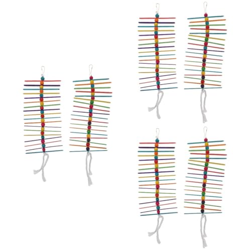 minkissy 6 Pcs Papagei Kauspielzeug Sittiche Sticks Spielzeug Hängende Papagei Leiter Sittich Spielzeug Papagei Schaukel Vogel Hängematte Schaukel Spielzeug Kleine Vogel Spielzeug Vogel Kauspielzeug minkissy 6 Pcs Papagei Kauspielzeug Sittiche Sticks Spielzeug Hängende Papagei Leiter Sittich Spielzeug Papagei Schaukel Vogel Hängematte Schaukel Spielzeug Kleine Vogel Spielzeug Vogel Kauspielzeug von minkissy