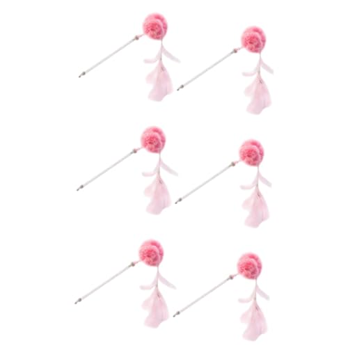 minkissy 6 Pcs cat teaser cat wand Pet Interactive Catcher cat toys cat fishing pole toy cat stick toy Cat Entertaining Stick kitten training toys kitten wand the cat stick plastic minkissy 6 Pcs cat teaser cat wand Pet Interactive Catcher cat toys cat fishing pole toy cat stick toy Cat Entertaining Stick kitten training toys kitten wand the cat stick plastic von minkissy