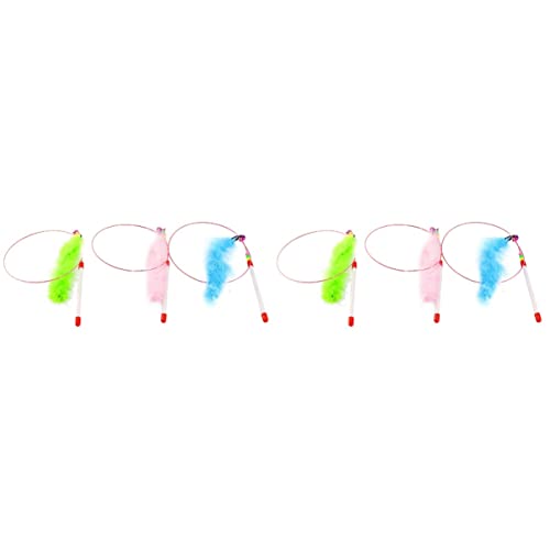 minkissy 6 STK Das Spielzeug Katzenspielzeug Für Wohnungskatzen Spielzeug Für Kätzchen Spielzeug Für Haustiere Jugueten Kätzchenspielzeug Bunter Katzenzauberstab Angel Lieferungen Die Katze minkissy 6 STK Das Spielzeug Katzenspielzeug Für Wohnungskatzen Spielzeug Für Kätzchen Spielzeug Für Haustiere Jugueten Kätzchenspielzeug Bunter Katzenzauberstab Angel Lieferungen Die Katze von minkissy