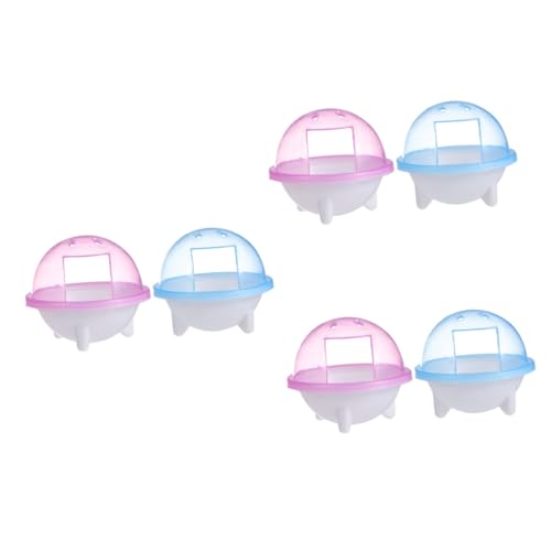 minkissy 6 STK Hamsterbad Hamster Badezimmer Toilette Hamster badewanne Kleiner Behälter Hamster-Plastik-Badezimmer Hamster-Badewannen-Toilette Haustier Container Zubehör Kleine Tiere Käfig minkissy 6 STK Hamsterbad Hamster Badezimmer Toilette Hamster badewanne Kleiner Behälter Hamster-Plastik-Badezimmer Hamster-Badewannen-Toilette Haustier Container Zubehör Kleine Tiere Käfig von minkissy