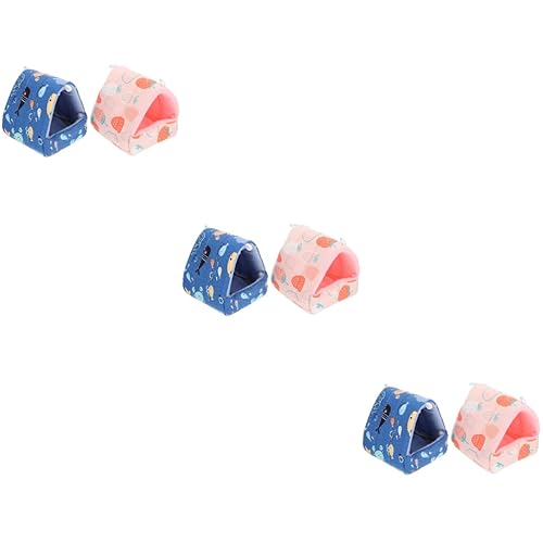 minkissy 6 STK Hamsternest Minizelt Igel Bett Haustierkäfig Mini-häuser Ausgestopfter Hamster Kleines Haustierbetthaus Hamsterhausbett Hamster Weiche Höhle Winter Baumwolle Baumwollnest minkissy 6 STK Hamsternest Minizelt Igel Bett Haustierkäfig Mini-häuser Ausgestopfter Hamster Kleines Haustierbetthaus Hamsterhausbett Hamster Weiche Höhle Winter Baumwolle Baumwollnest von minkissy